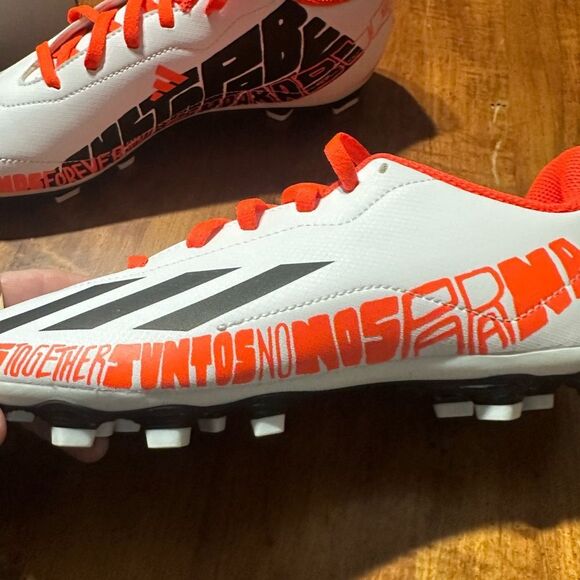 New in Box Kids Adidas X Speed portal Messi.4 TF Shoes Sz 6 Soccer Cleats - Picture 7 of 12